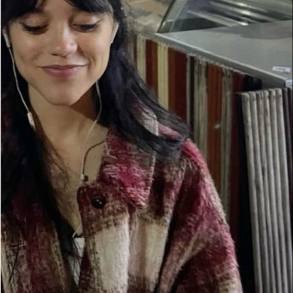 ZARA Plaid Overshirt Shacket Jacket Size L - Picture 3 of 16